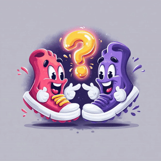 3D Shoe Who? logo floating